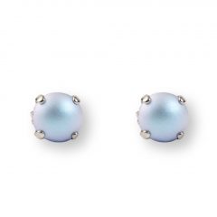 Basic fülbevaló Light Blue Pearl