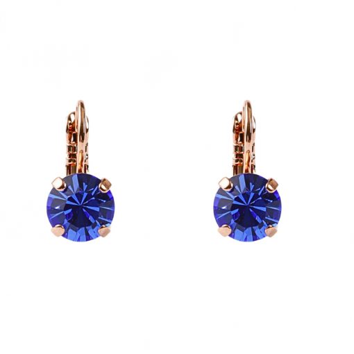 Basic fülbevaló sapphire (rosegold)